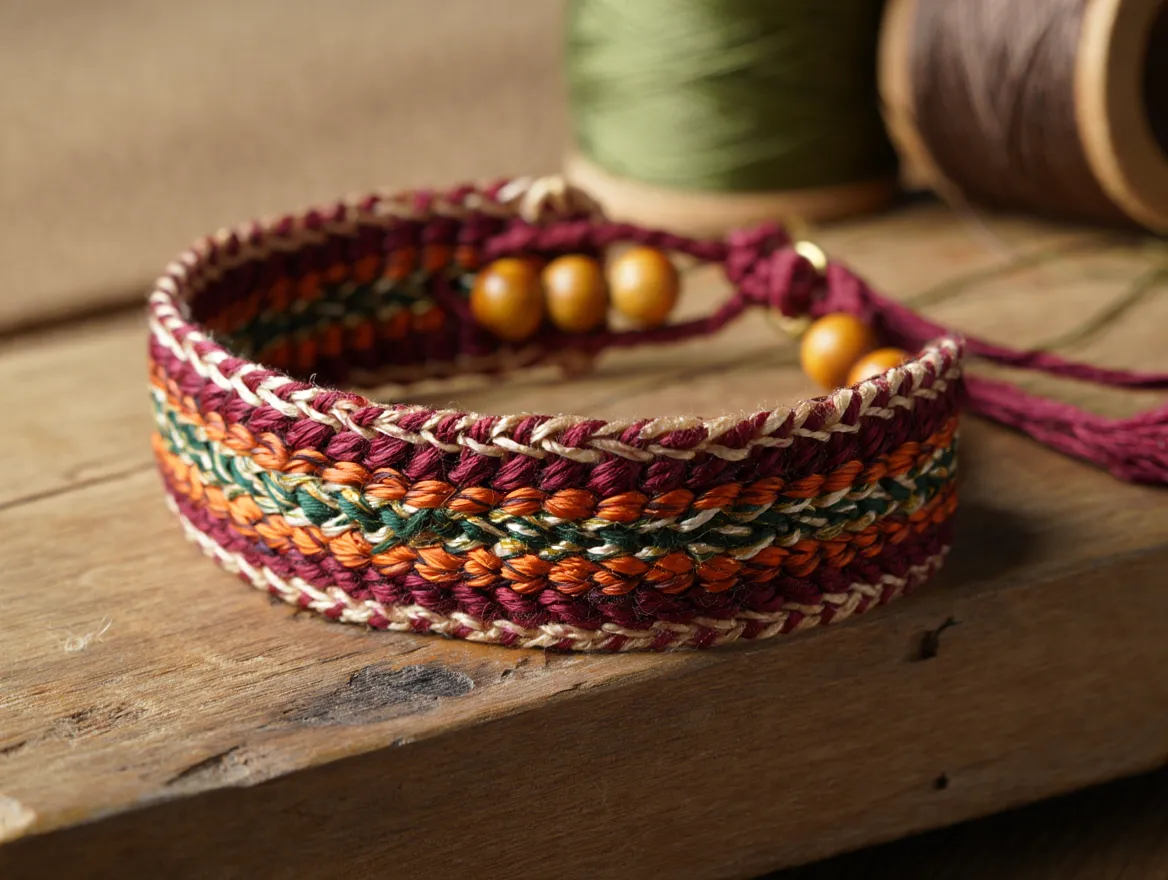 Woven Heritage Bracelet handmade